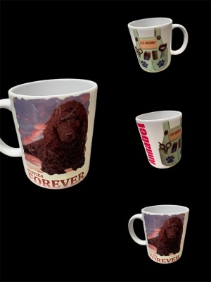 Mok met naam, logo en tekst