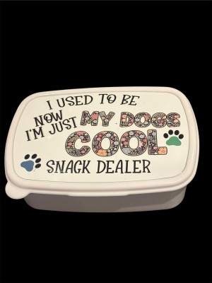 Doos voor hondennsoepjes met eigen tekst/naam