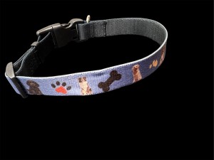 Halsband met eigen afbeelding en/of naam en telefoonnummer